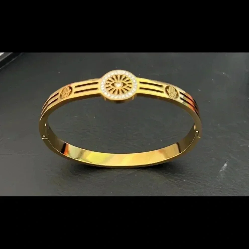 Evil Eye Stainless Steel Bracelet Bangle 🪬🧿
